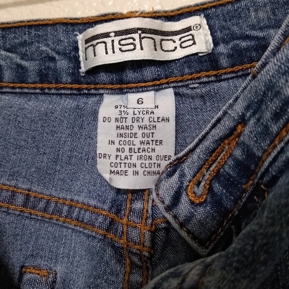 MISHCA embellished cropped/capri jeans, 6 - Picture 6 of 13